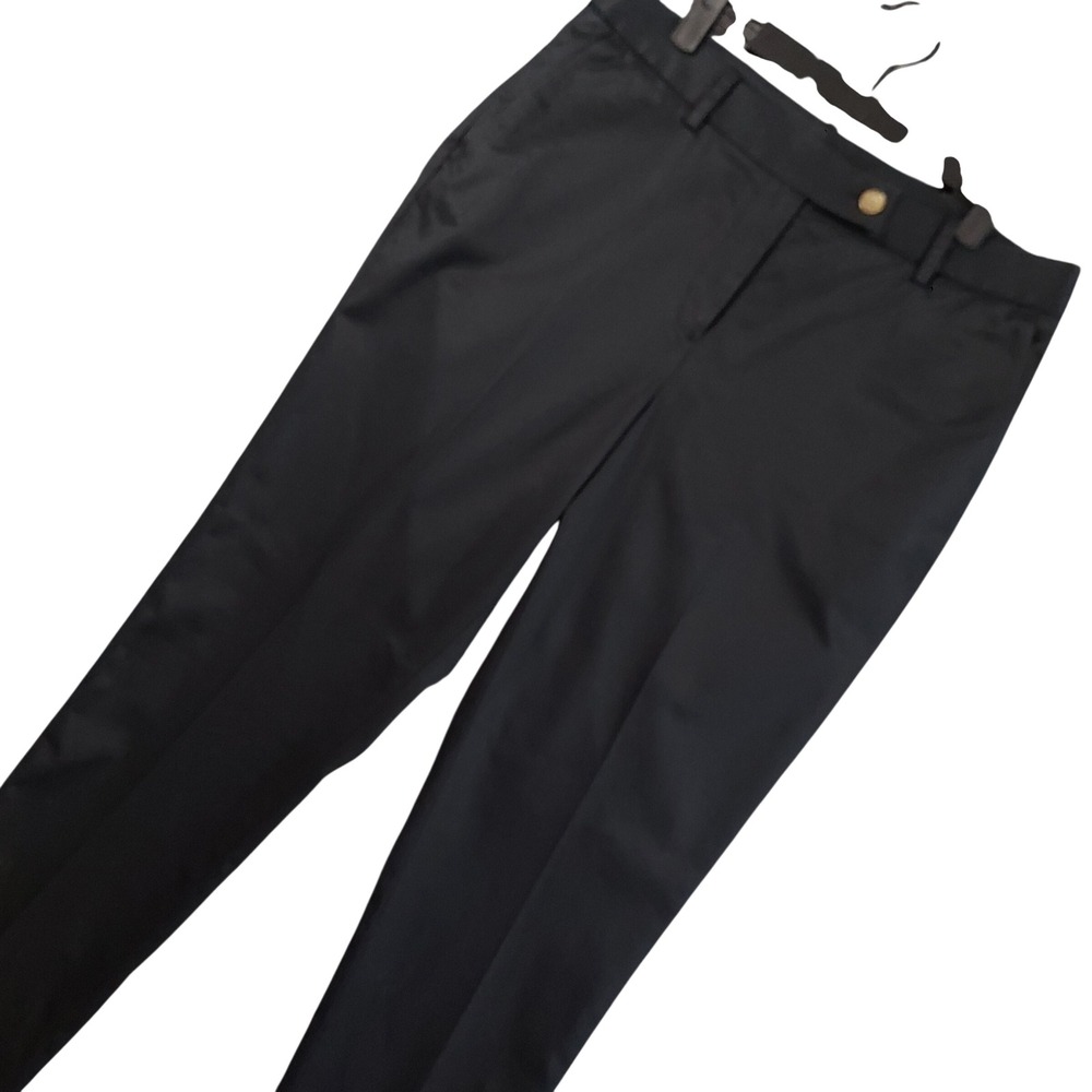 Brooks Brothers Advantage Chino Stretch Pants Womens 10 Navy Blue (Fits 32x29)